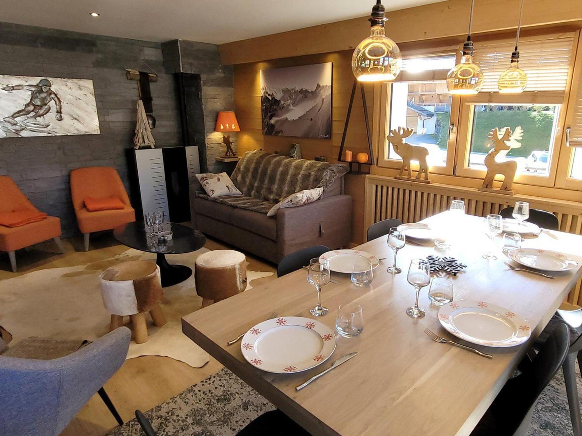 Appartement T3 Renove, Centre Les Gets, Proche Pistes, 6 Pers, Balcon, Parking, Equipements Complets - Fr-1-598-30 Exterior photo